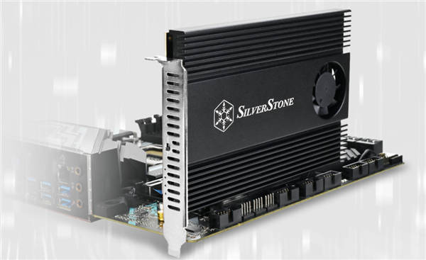 SilverStone ECM40 Expansion Card: Supports Four NVMe M.2 SSDs